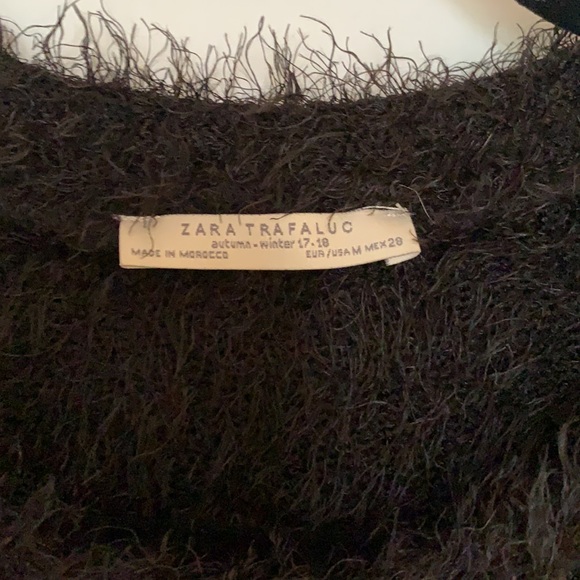 Zara Faux Fur T-Shirt - Picture 3 of 4